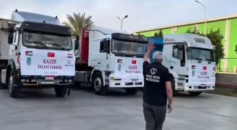 Gazze için Mısır'dan 7 Tır Un ve Gıda