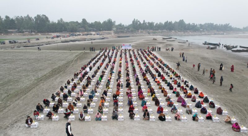 Bangladeş İslampur Gıda Paketi Yardımı