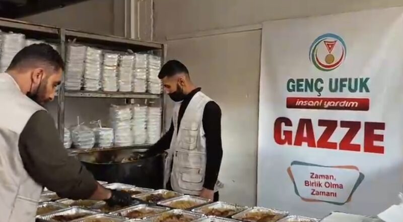Gazze Hanyunus Yemek İkramı